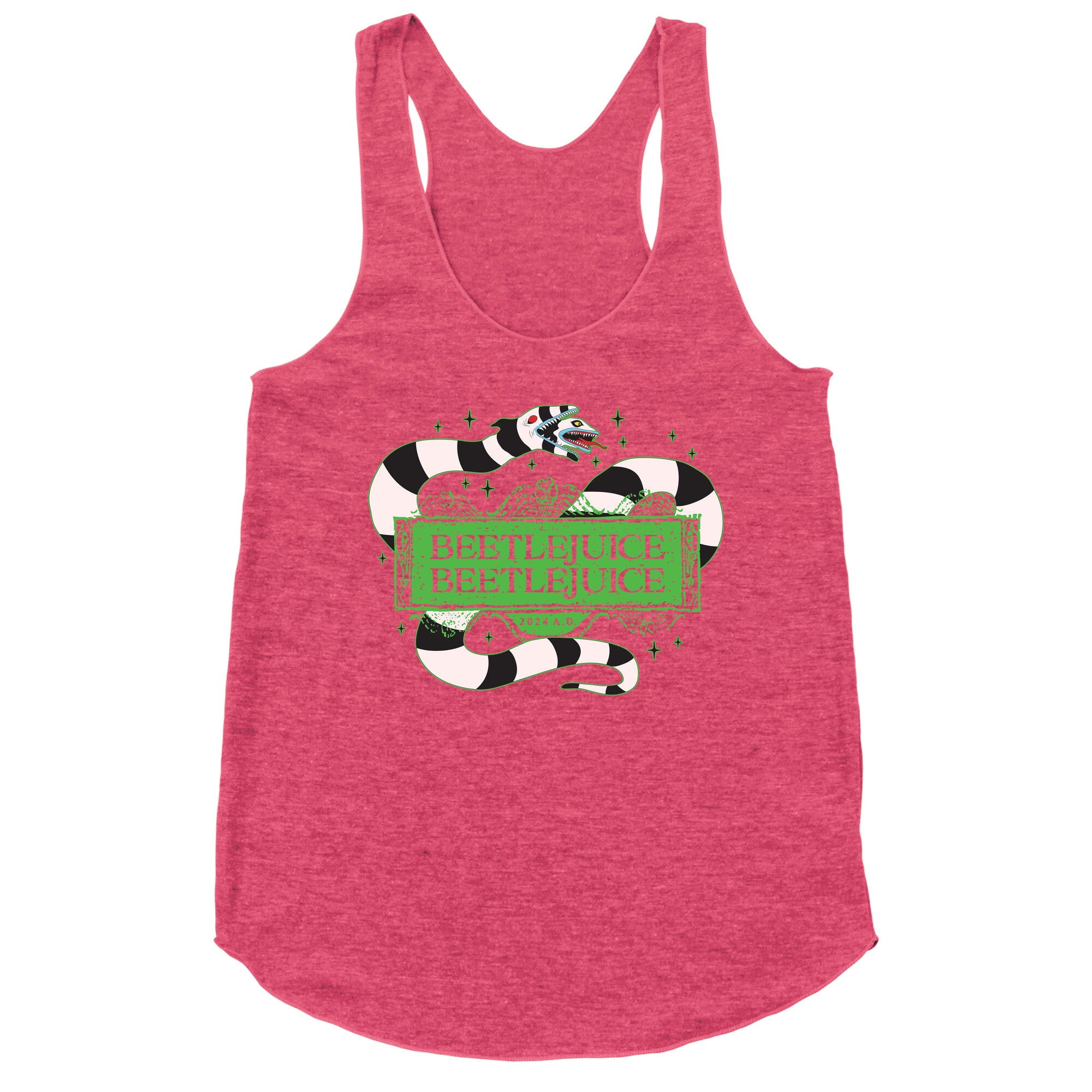 Beetlejuice Beetlejuice 2024 AD Racerback Tank